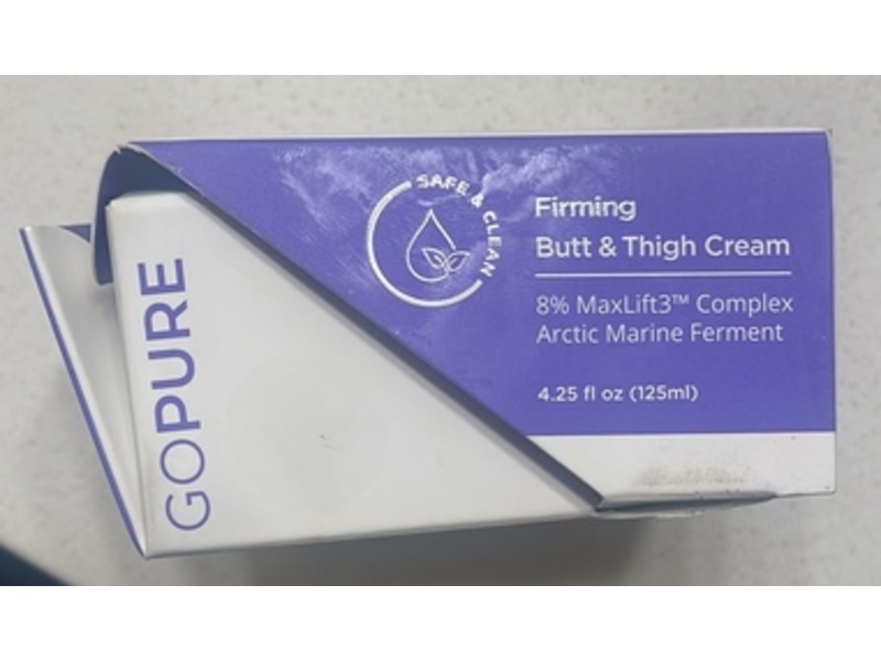 Gopure Firming Butt & Thigh Cream, 4.25 fl oz/125 mL