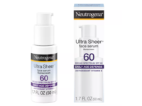 Neutrogena Ultra Sheer Face Serum Sunscreen, SPF 60, Daily Age Defense, 1.7 fl oz/50 mL - thumbnail 1