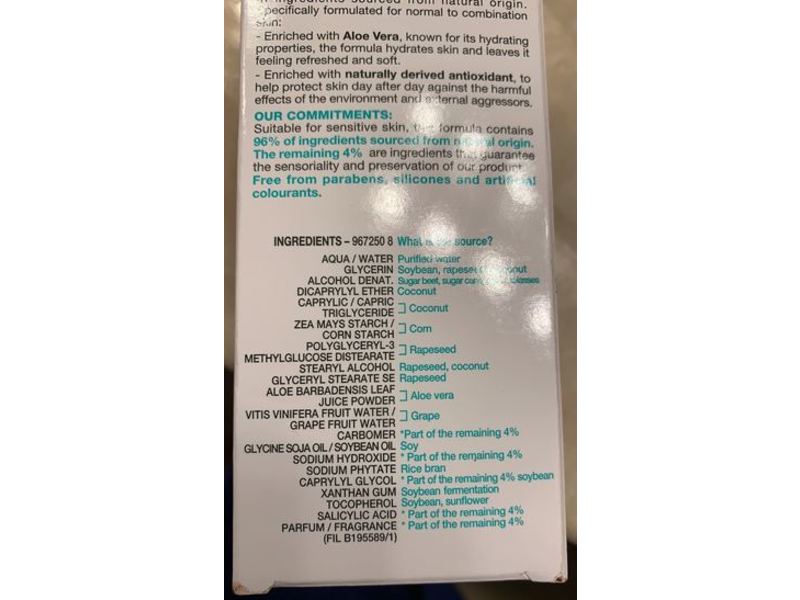 Garnier Hydrating+Refreshing Botanical Day Cream, 1.69 fl oz/50 mL