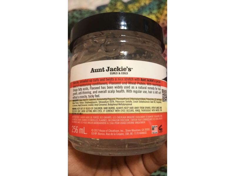 Aunt Jackie's Don't Shrink Flaxseed Elongating Curling Gel, 9 oz/255 g