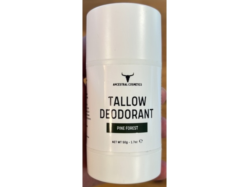 Ancestral Cosmetics Tallow Deodorant, Pine Forest, 1.7 oz/50 g