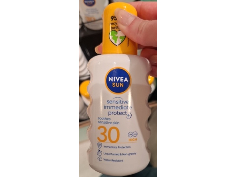 Nivea Sun Sensitive Immediate Protect, SPF 30, UVA UVB, 200 mL