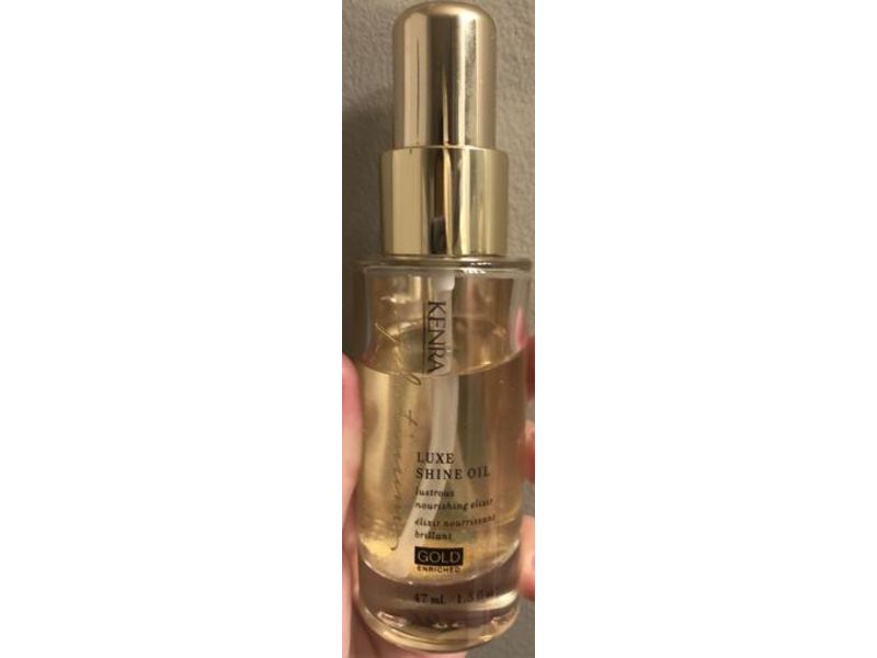 Kenra Platinum Luxe Shine Oil, Gold, 1.5 fl oz/47 mL