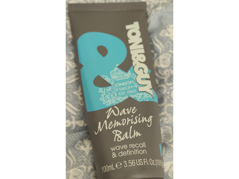 Toni & Guy Classic Wave Memorising Balm, 3.56 fl oz/100 mL
