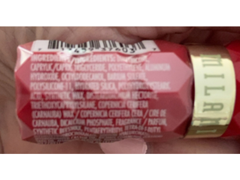 Milani Color Fetish Matte Lipstick, 340 Poppy, 0.14 oz/4 g