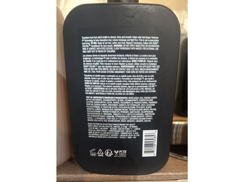 Rush Colorx Glossier Shampoo, 33.8 fl oz/987 mL