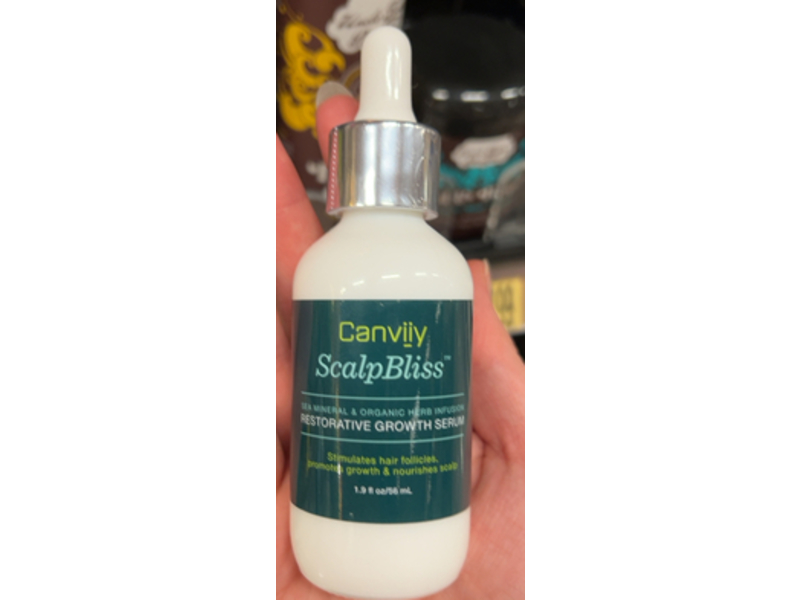Canviiy Scalpbliss Restorative Growth Serum, Sea Mineral & Organic Herb Infusion, 1.9 fl oz/56 mL