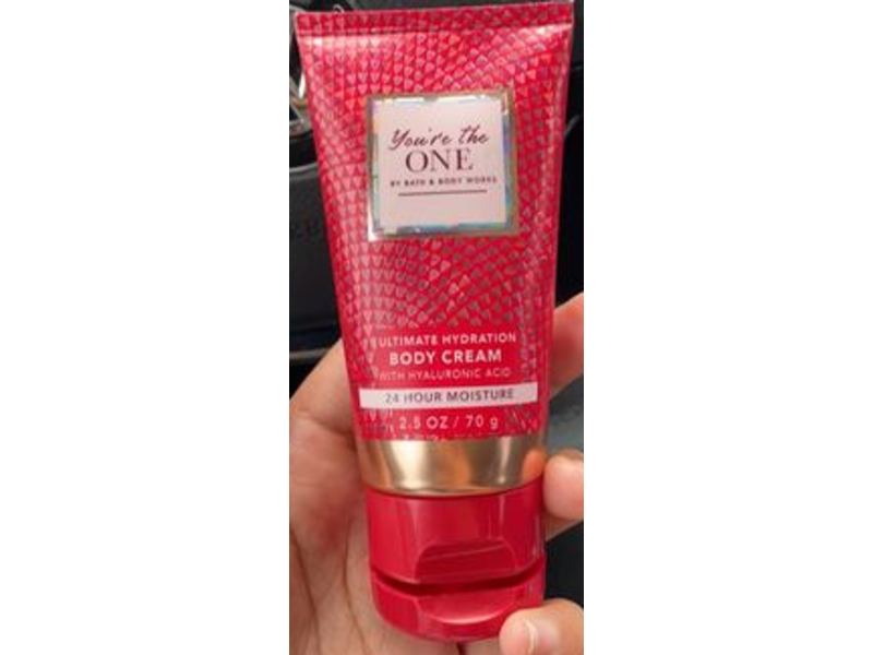 Bath & Body Works You're The One Ultimate Hydration Body Cream, Hyaluronic Acid, 24 Hour Moisture, 2.5 oz/70 g