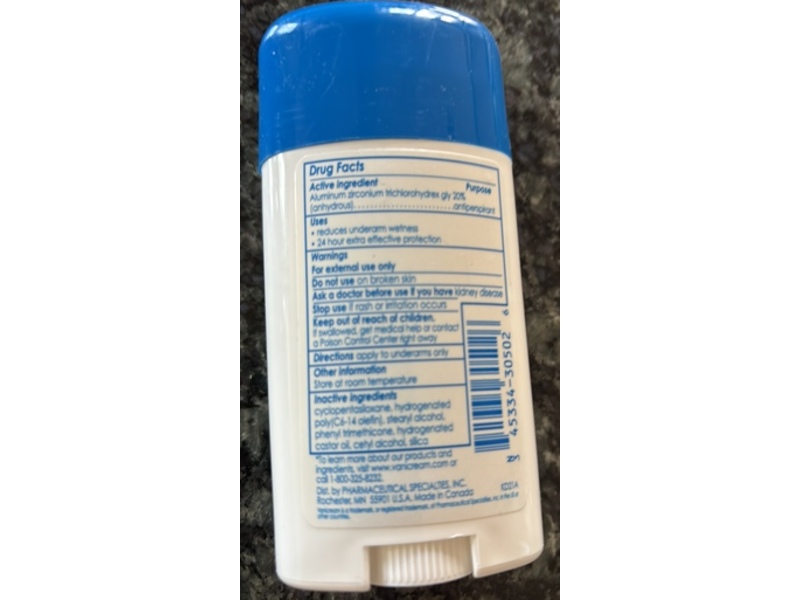 Vanicream Antiperspirant/Deodorant, 2.25 oz/64 g