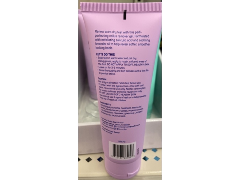 Spa Scentials Renew Callus Remover Gel, Salicylic Acid & Lavender Oil, 4 oz/113 g