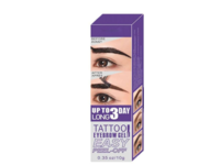 Qiciy Easy Peel Off Tattoo Eyebrow Gel, 2 Light Brown, 0.35 oz/10 g - Image 2