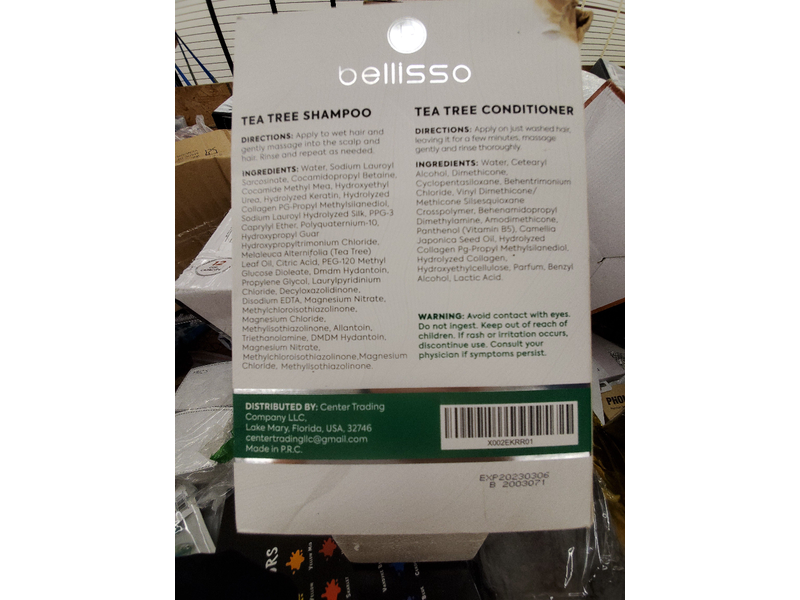 Belllsso Tea Tree & Shampoo & Tea Tree Conditioner