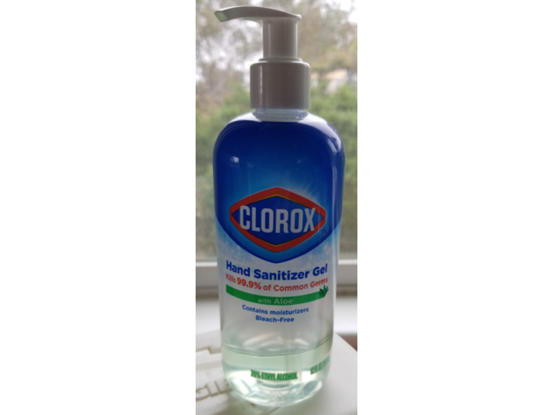 Clorox Hand Sanitizer Gel, Aloe, 12 fl oz/354 mL