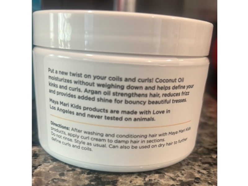 Maya Mari Kids Curl Cream, Coconut + Lime Twist, 12 oz/355 mL