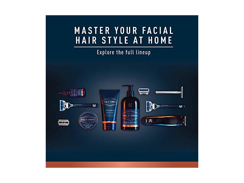 King C. Gillette Transparent Shave Gel, White Tea, 5 fl oz/150 mL