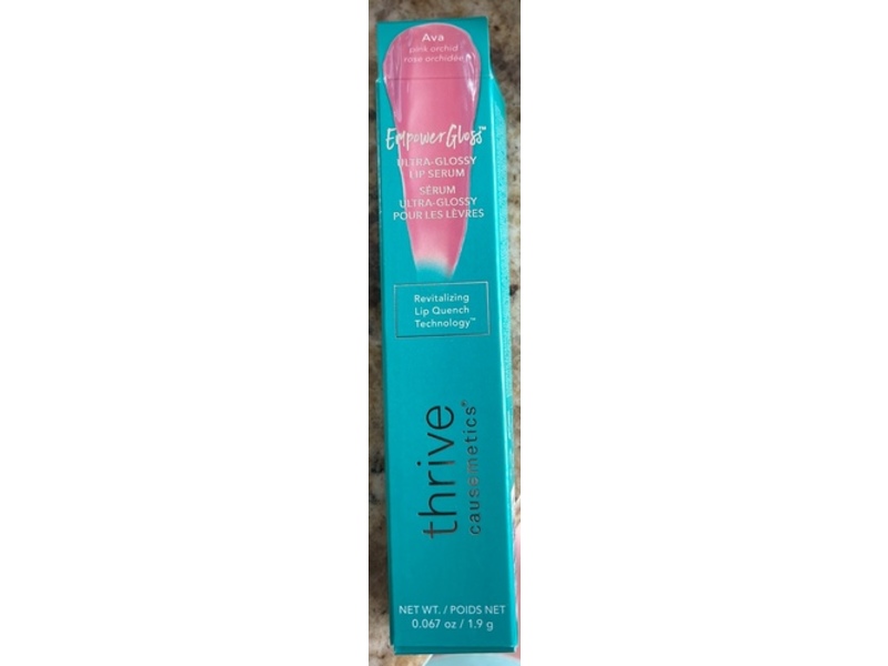 Thrive Causemetics Empower Gloss Ultra-Glossy Lip Serum, Ava, 0.067 oz/1.9 g