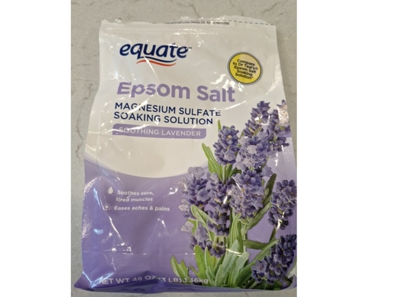 Equate Epsom Salt, Soothing Lavender, 48 fl oz/1.36 kg