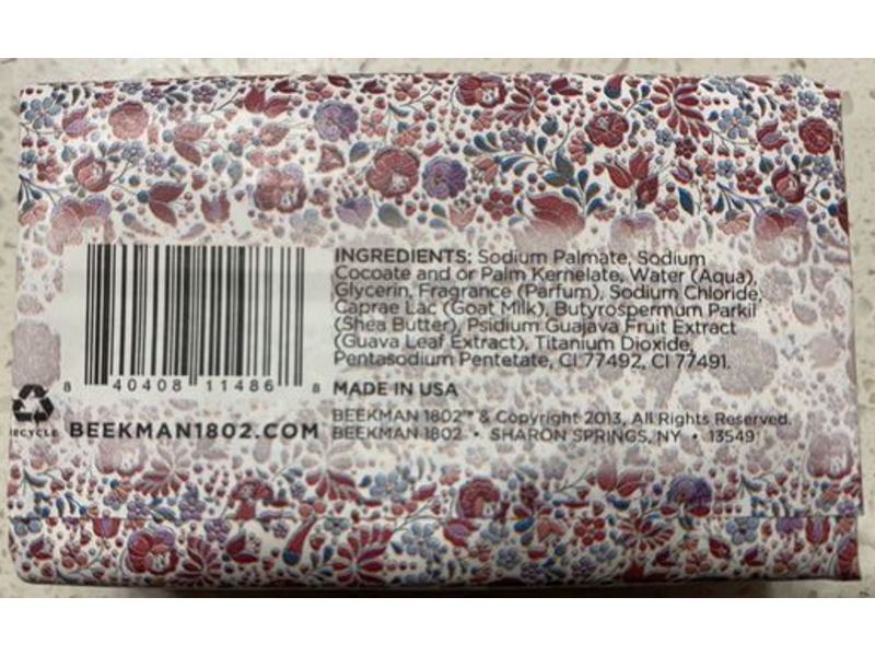 Beekman 1802 Goat Milk Soap, Honeyed Grapefruit, 3.5 oz/90 g