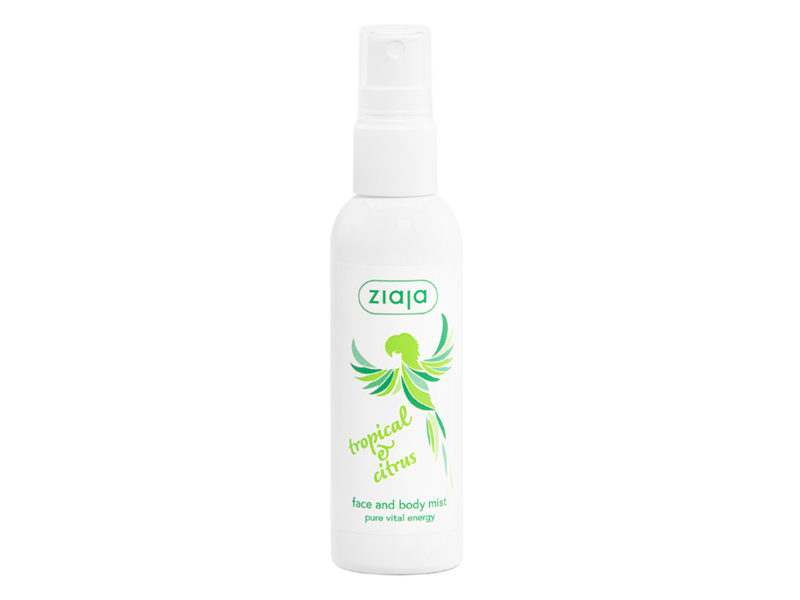Ziaja Face & Body Mist, Tropical & Citrus, 90 mL