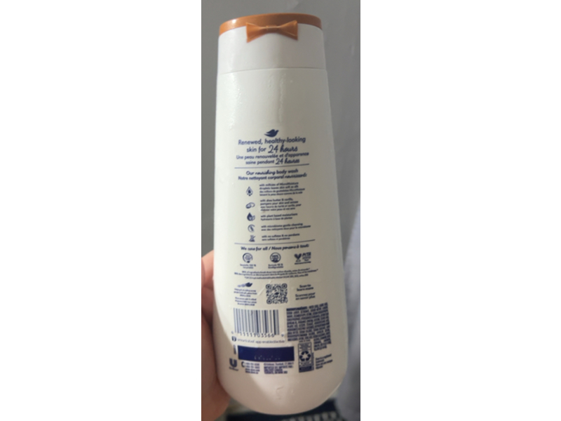 Dove Pampering Nourishing Body Wash, Shea Butter & Vanilla, 20 fl oz/591 mL