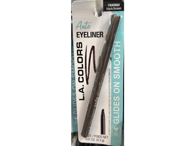 L.A. Colors Auto Eyeliner, Black/Brown, 0.01 oz/0.3 g