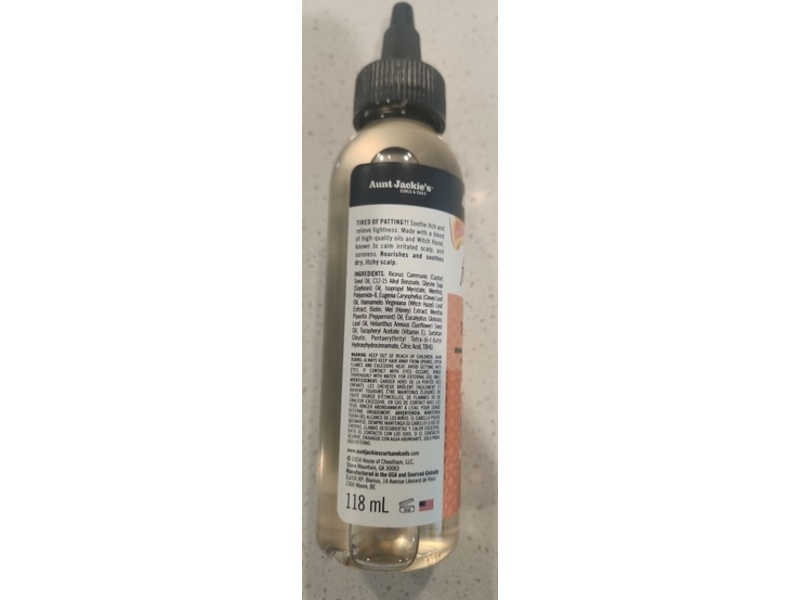 Aunt Jackie's Curls & Coils Itch & Tension Treatment Serum, 4 fl oz/118 mL