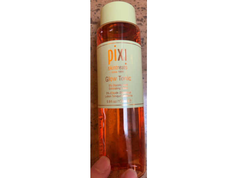 Pixi Skintreats Glow Tonic Exfoliating Toner, Glycolic Acid, 5.9 fl oz/175 mL