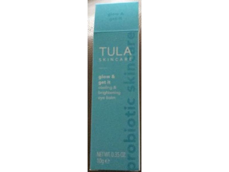 Tula Skincare Glow And Get It Cooling And Brightening Eye Balm, 0.35 oz/10 g