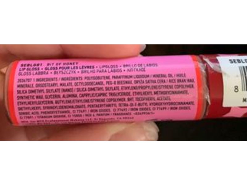 NYX Professional Makeup Juicy Secret Lip Gloss, Sex Education, Bit Of Honey, 0.27 fl oz/8 mL