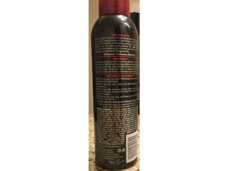TRESemme Volumizing Boosting Mousse, Thermal Creations 6.5 oz/184 g