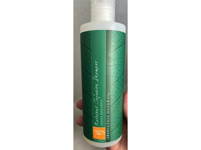 Absolutely Natural Nutrient Infusion Shampoo, Papaya Pineapple, 8 fl oz/236 mL