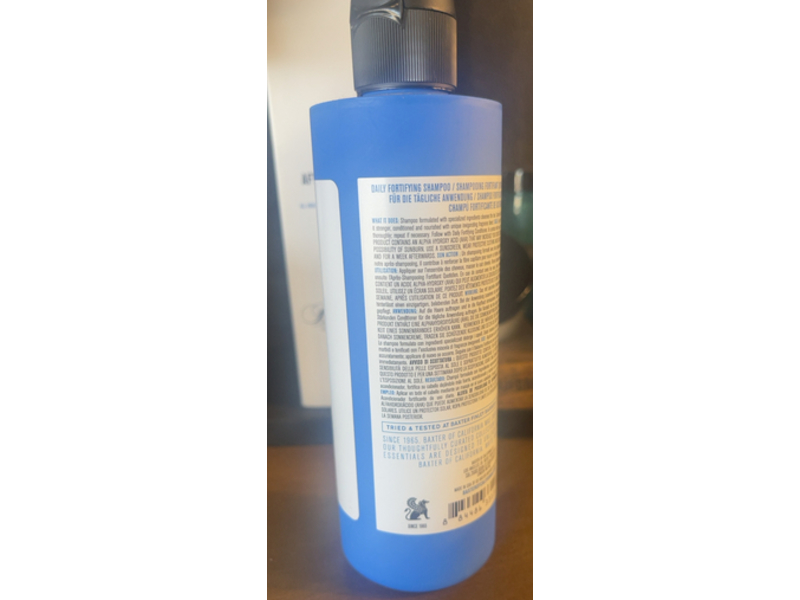 Baxter of California Daily Fortifying Shampoo, Mint Scent, 8 fl oz/236 mL