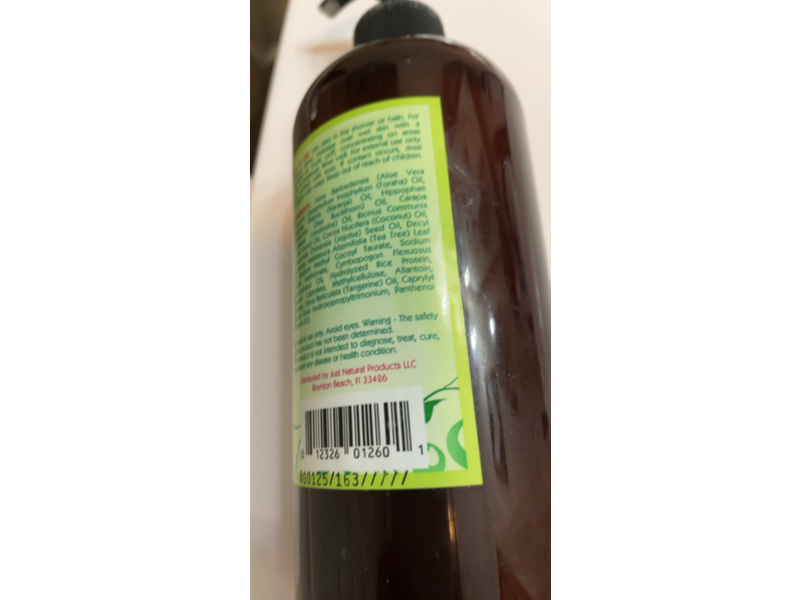 Just Nutritive Clear Face & Body Wash, 16 fl oz/473 mL