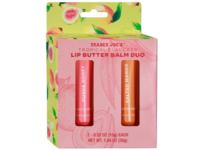 Trader Joe's Tropical Flavored Lip Butter Balm Duo, Guava Honey & Salted Mango, 1.04 oz/30 g - thumbnail 1