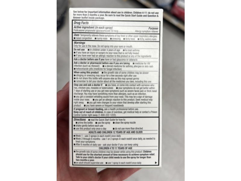 TopCare Allergy Relief Nasal Spray, 0.38 fl oz/11.1 mL