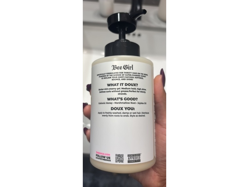 The Doux Bee Girl Collection Honey Butter Gel, Honey Dip, ,12 fl oz/354.8 mL