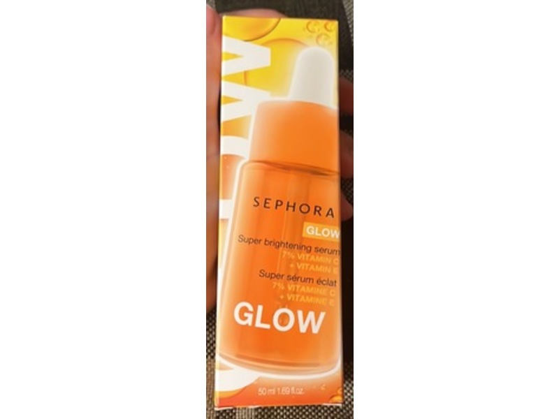 Sephora Collection Glow Super Brightening Serum, Vitamin C+Vitamin E, 1.69 fl oz/50 mL