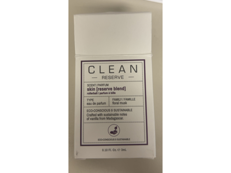 Clean Reserve Skin Rollerball Eau De Parfum, 0.10 fl oz/3 mL