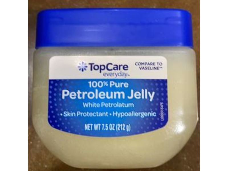 TopCare 100% Pure Petroleum Jelly, 7.5 oz/212 g