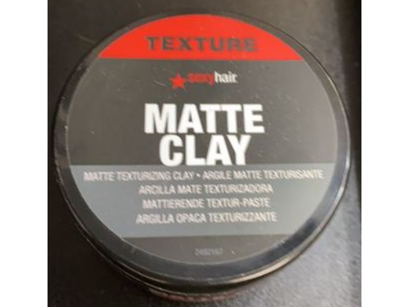 Sexy Hair Matte Clay Matte Texturing Clay, 2.5 oz/70 g