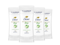 Dove Deodorant Stick, Cucumber & Green Tea, 2.6 oz/74 g, Pack Of 4 - thumbnail 1