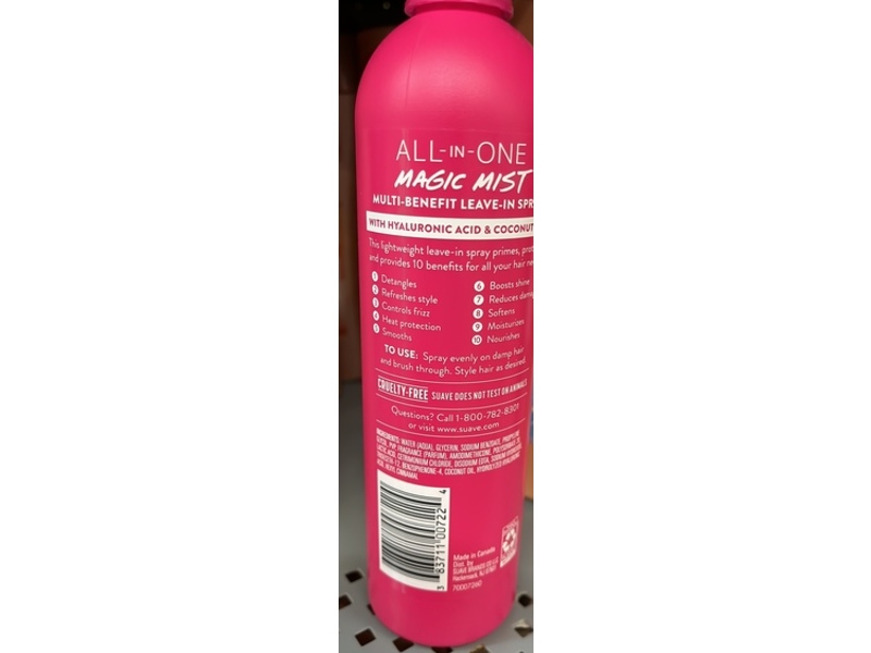 Suave All In One Magic Mist Leave In Spray, 11 fl oz/325 mL