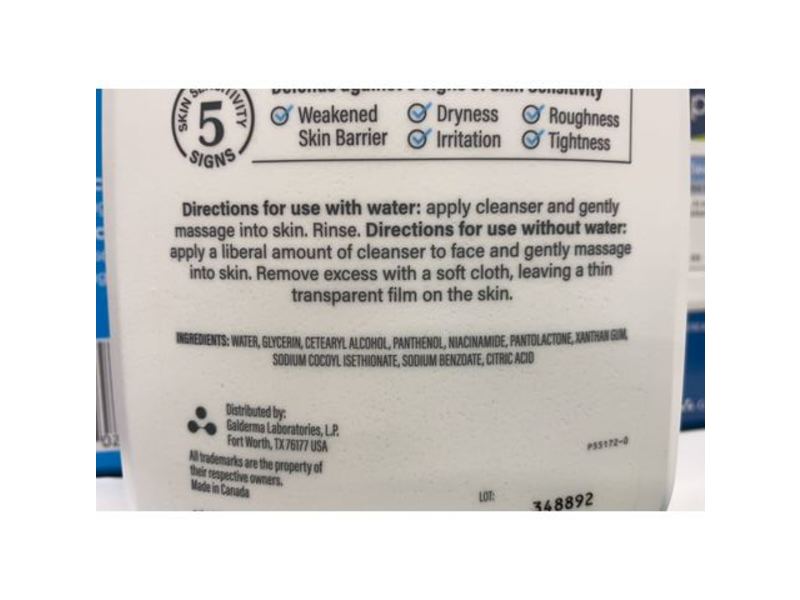 Cetaphil Gentle Skin Cleanser, Dry To Normal, Sensitive Skin, 20 fl oz/591 ml, Pack Of 2