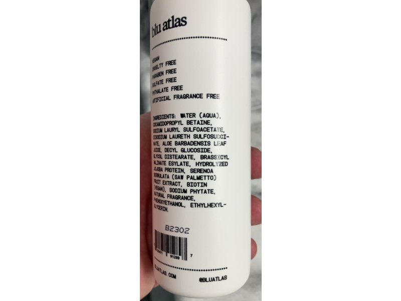 Blu Atlas Classic Shampoo, 8 oz/235 mL