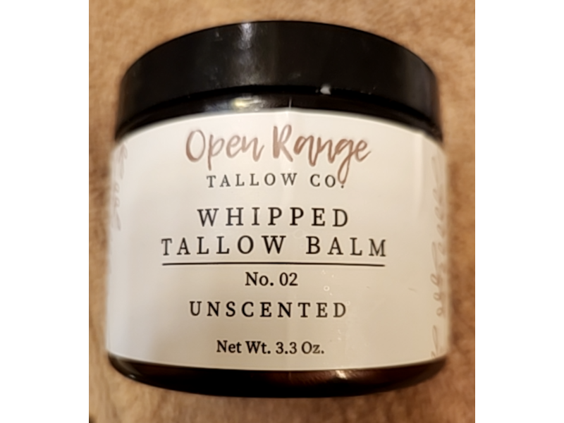 Open Range Tallow Co Whipped Tallow Lip Balm, 3.3 oz