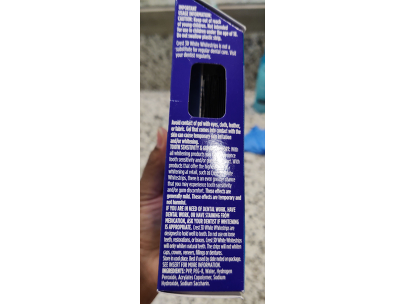 Crest 3D White Strips Dental Whitening Kit, 44 Count