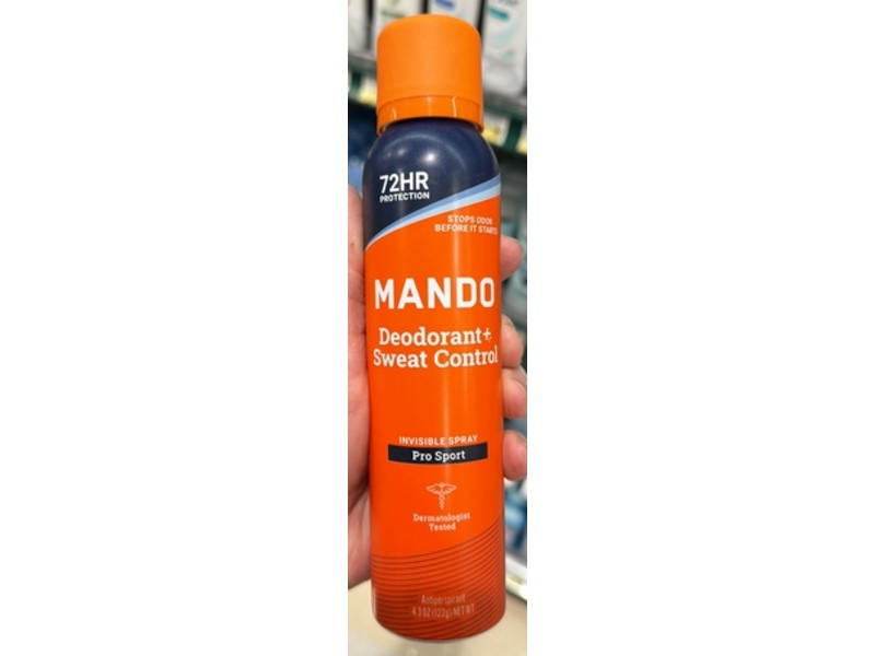 Mando Deodorant + Sweat Control, Pro Sport, 4.3 oz/122 g