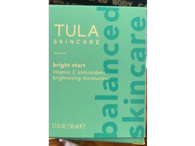 Tula Skin Care Brightening Moisturizer, Vitamin C, 1.7 fl oz/50 mL