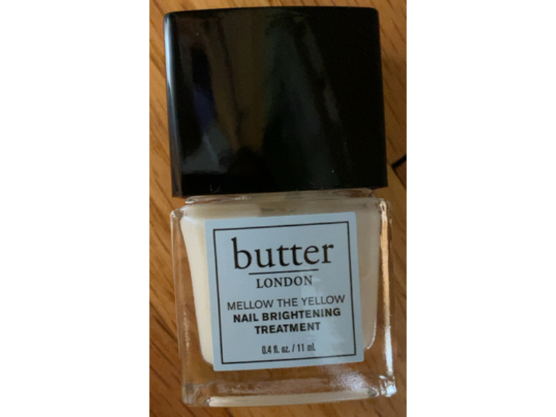 Butter London Nail Brightening Treatment, Mellow The Yellow, 0.4 fl oz/11 mL