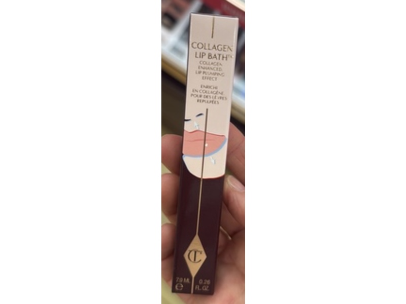 Charlotte Tilbury Collagen Lip Bath Gloss, Peachy Plump, 0.26 fl oz/7.9 mL